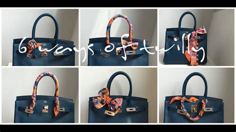 twilly on bag|how to wear hermes twilly.